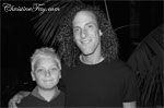 christinefay.com Kenny G and Ryan K Backstage Photos